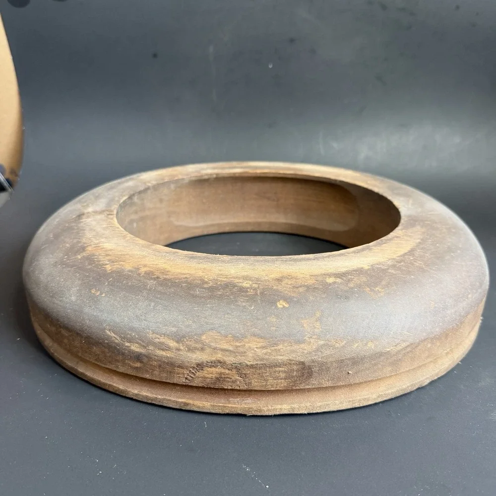 Vtg Hatters Supply House Industrial Wooden Millinery Hat Mold Block Form 514 7 2